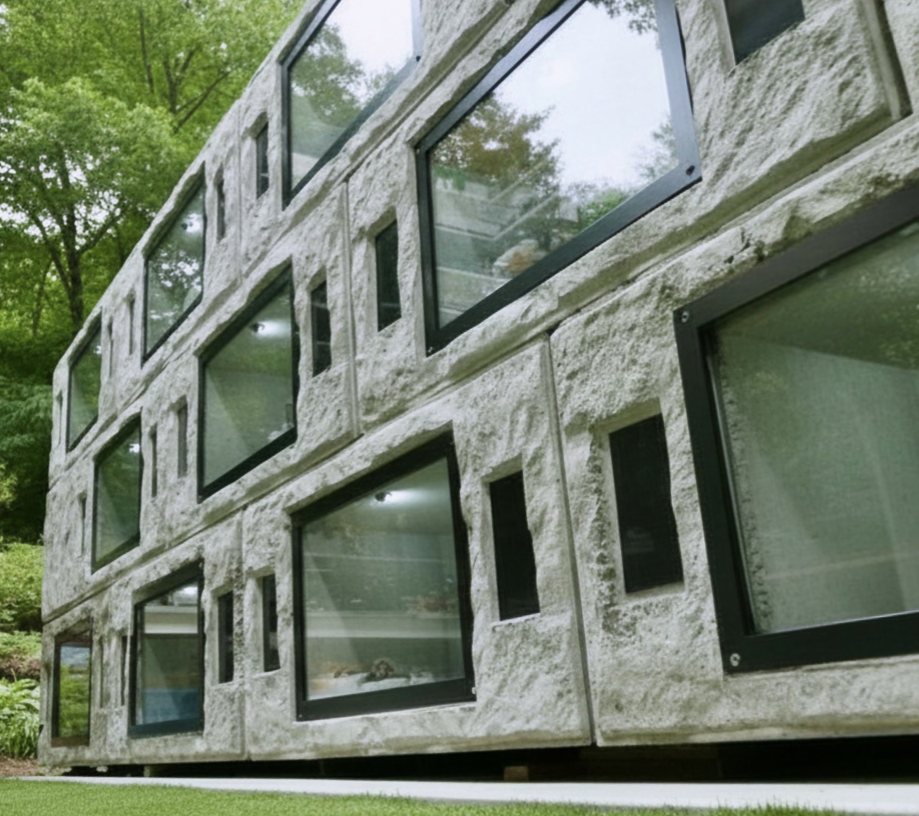 EternaBlocks - extérieur - vue de coté